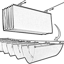 WXQIANG - Tenda parasole retrattile, per tettuccio, traspirante, facile da installare, in acciaio inox, con dimensioni personalizzabili, isolamento termico,