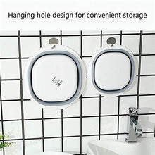 Fangfang Bacino di Acqua Creativo Pieghevole Lavabo Appendibile economia di Spazio Durevole Benna Portatile Ispessimento bagni a casa di Viaggio di Lavaggio (Color : Pink White S)