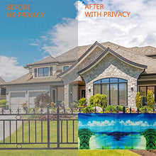 YUNSHAO Recinzione Copertura per Balcone Protezione della Privacy Schermo in Polyster Senza Viti Permeabile per Estate ed Inverno Opaco,90 x 500cm