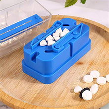 LTLJX Custodia per Farmaci Dispenser per Scatole per Pillole Premium Cut Dispenser per Farmaci da 4 Punti con Scatola per Pillole Trasparente Splitter