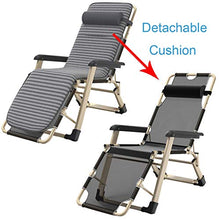 AI LI WEI SHUAIIJUAN Sedia per Il Tempo Libero Domestico Sedie Sdraio da Spiaggia reclinabili - Outdoor Pieghevole s in Acciaio Telaio e Tessuto for Beach Patio Garden Camping