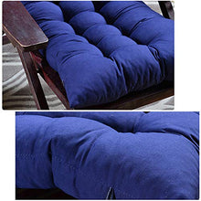 XFXDBT Terrazza Cuscino per Sedia A Dondolo con Legami,Cuscino Lounge Cuscino per Sedia in Rattan Cuscino per Lettini Giardino Cuscini da Sedia Interni Esterno-Porpora 120x48cm(47x19in)