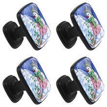 Vaso giardiniere pupazzo di neve Pomelli per Porta Set di 4 Pomelli per Mobili Manopole per Cassetti Cucina Armadio Vetro
