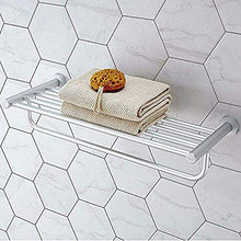 PYROJEWEL A Parete Rack Rail da Bagno cremagliera Rack Appendiabiti Bagno Rack Alluminio dello Spazio Bagno Mensola Rack 46 Centimetri mensola da Bagno