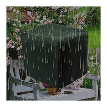 YJFENG Copertura Mobili Giardino, All'aperto Sedia da Tavolo Coperture Impermeabili, Oxford 600x300D Rettangolo con Coulisse con Alette, per Mobili Componibili (Color : Green, Size : 120x100x80cm)