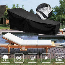 HTLLT Impermeabile Antivento Anti-UV Resistente Antistrappo in Tessuto Oxford Esterno per Patio Lettino Prendisole