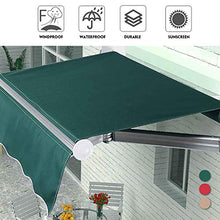 AAADRESSES Tenda Sole Retrattile per Esterni, Telo Giardino Tenda da Sole, Tenda Sole a Bilanciere Manuale, per Terrazza e Giardini All'aperto,3m*2m