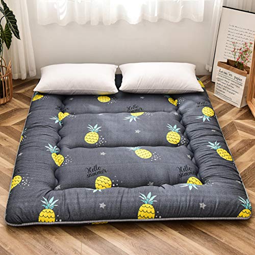 LXSHMF Dormire Tatami Tappetino Pieghevole Futon Ciboerasso Morbido Spesso Tatami Cibo Dormire Pad Rotolo-Fino Giapponese Dormitorio per Studenti Ciboerasso Q 180x200cm(71x79inch)