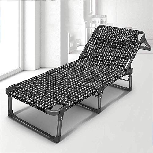 PAKUES-QO Lettino Prendisole reclinabile Pieghevole, Grandi lettini Portatili Antiscivolo, Traspirante, Robusto e Durevole per terrazza da Giardino Supporto per Patio 660 libbre (Colore: A)