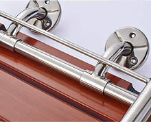 Raelf Bagno Pieghevole Pieghevole Sedile Sgabello Sgabello Sgabello Sgabello Pieghevole Sgabello Sgabello Bagno Bagno Parete da parete Sedia da parete anziana Panca in legno massello [classe energetic