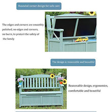 Panca Portaoggetti da Esterno In Legno Garden Deck Bin,Terrazza Balcone Panca Con Schienale，Contenitore Impermeabile ,Utilizzato Per Riporre Attrezzi da Giardino E Giocattoli da Piscina