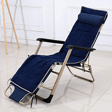 AI LI WEI SHUAIIJUAN Sedia per Il Tempo Libero Domestico Pieghevole Sdraio Sdraio Sedile Sonnecchiando gravità Zero Lounge Patio sedie all'aperto Beach Garden Camping Max.150kg - Blu