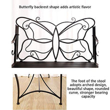 LXLH Panchina da Giardino Panchina Panchina da terrazza panchina da Esterno, Panchine Decorative in Metallo Resistenti al Sole da Giardino, Forte capacità portante, può ospitare 2 Persone, Adatto