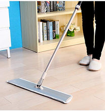 SSAYY Spray Mop Mop Piatto da 60 Cm Tampone per Pulizia in Lega di Alluminio Piastrelle Pavimento in Legno Risparmio di Manodopera Efficiente con Ferri da 360 °