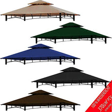 fregaren.de Tetto di ricambio per gazebo Grill 2.4 [m] x 1.5 [m] metro sabbia anticato, gazebo impermeabile, materiale: Panama PCV Soft 370 g/m², modello 11 (antracite)