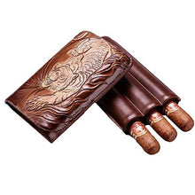 NIHAOA Accessori del Sigaro Corrosione di Viaggio Cigar Humidor - Cuoio Sintetico Cigar Box Portatile Cigar Box umidificatore Buon apporto di umidità