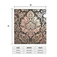 Copertura magnetica per cassetta delle lettere damascata in carbone e rame, design unico, per decorazione giardino, cortile, dimensioni standard 53 x 45 cm