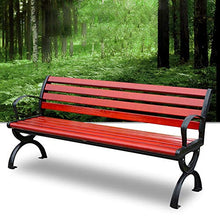 Panchina da balcone all'aperto, panchina da parco, Panca decorativa per patio con braccioli e schienale Panche da giardino impermeabili e resistenti alla corrosione, Elevata capacità portante / faci