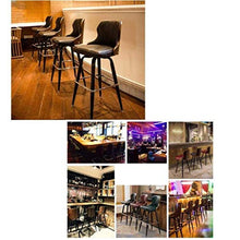 Yxsd Bar Stool 360 ° Girevole Schienale, Cuoio dell'unità di Elaborazione Esterni, poggiapiedi, Sedie industriali for la Prima Colazione, Contatore, Cucina e casa (Color : Blue)