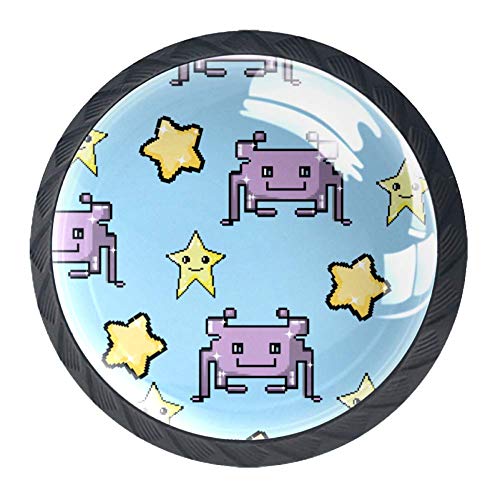 Wetia Stella Robot Viola per la Cucina di casa Armadio Armadio Armadio Nero 3,5 x 2,8 cm