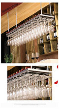 Portabottiglie da Soffitto Portabicchieri Sospeso Supporto per Vetro A Parete Scaffale di Vetro del Vino Rosso Capovolto  Bar Wine Rack  Supporto per Calice Porta Calici per Cucina da Bar Oro/Argento