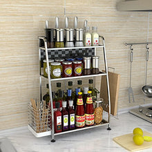 &ripiano di stoccaggio Mensola del condimento delle spezie del pavimento della cucina del coltello del supporto della parete dello scaffale della cucina dell'acciaio inossidabile Scaffale di finitur