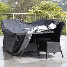 Zorara Copertura per Mobili da Giardino, Impermeabile 210D Oxford Mobili da Giardino Protezione UV Rettangolare Telo Copri Tavolo Giardino (242 x 162 x 100 cm)