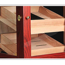 Zhongwei - scatola di sigari Armadietto per sigari - sigaro umidificatore di legno di sigaro scatola di sigari di legno di cedro umidificante armadietto idratante sigaro scatola di sigari di grande ca
