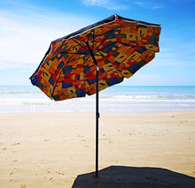 Joy Summer Ombrellone Spiaggia in Polycotton 200 cm Lido Mare TINDARI - Blu Molto Scuro