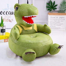 Divano dinosauro, poltrona a forma di dinosauro, cuscino da pavimento, in peluche, antiscivolo, per bambini