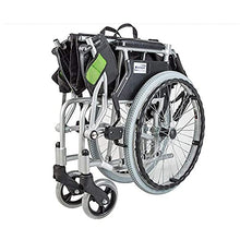 Sedie A Rotelle Semoventi, Manuale di Viaggio di Transito Portatile, Lega di Alluminio Leggera Pieghevole per Anziani da Casa Scooter Disabili con Freno Carrello per Scooter per Anziani/Disabili A
