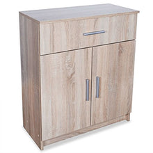 Tidyard Credenza in Truciolato Rovere,Credenza Moderna di Robusta e Durevole, Design Unico e Elegante71x35x88 cm
