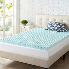 Zinus 7.6cm Swirl Gel Memory Foam Topper Double