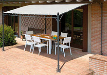 vorghini Pergola da Giardino in Ferro 4X3m Chains Sabbia
