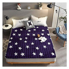 HUATAN Materasso Tatami Futon Tatami Giapponesi, 100% Effetto Piuma Morbido, Futon Ortopedico, Fodera Coprimaterasso Imbottitura Fiocco per Il Campeggio Domestico,B,120 * 200cm/47 * 79inch