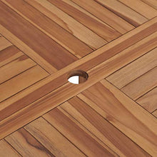 Goliraya Tavolo da Giardino Rotondo in Legno Massello di Teak,Tavolo da Esterno in Legno,Tavolo da Pranzo da Giardino per Esterno in Legno 120x76 cm/150x76 cm