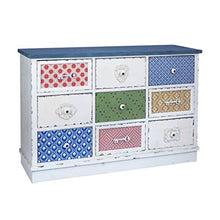 SIGRIS Decor and Go - Mobile cassettiera con 9 cassetti, mobile ausiliare collezione Romantico DG20023