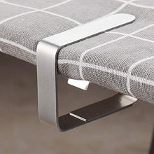 Tamkyo Clip per Tovaglia nel Acciaio Inossidabile da 8 Pezzi, Clip per Morsetto Regolabile Antiscivolo per Feste per Picnic