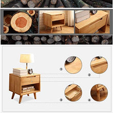 DYXYH Comodino - Divano Tavolino snack Tavolino, terminale Laterale Tavolo Comodino con immagazzinaggio del cassetto gambe in legno massello Soggiorno Mobili Camera Da Letto