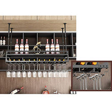 JHGJBJ Appendere cremagliera del Vino, Robusta e Doppio soffitto Titolare attaccatura Calice Ferro Stabile, Il Braccio può Essere regolata da Altezza 30-60cm (Size : 100x30x50cm)