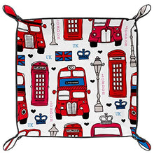 FURINKAZAN - Cassettiera per cambio valet, comodino, con scritta "London Love UK Bus