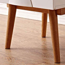 RCLD Comodini Toilette in Legno massello Camera da Letto Principale Soggiorno Assemblaggio Armadietto Laterale Legno + Altri (Color : White, Size : 43 * 42 * 51cm)