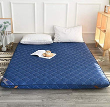 WANGT Materassino per Dormire Estivo, Materasso Pieghevole Traspirante per Pavimento in Poliestere per Camera da Letto al Piano Terra,A-150x200cm(59x79inch)