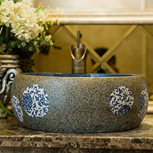 Jgophu Cina, vasca da bagno in porcellana artistica europea, in ceramica dipinta a mano