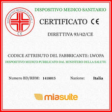 miasuite i sogni italiani Materasso Singolo Ortopedico 80x190 Altezza 20 Cm - in Waterfoam con Dispositivo Medico - Primavera