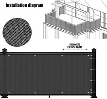 Protezione Privacy Giardino Balcone Schermo Protezione Privacy Recinzione Frangivento Hdpe Resistente alle Intemperie con Laccio Cortile Piscina Tenda da Sole Recinzioni Decorative Recinzione da Giar
