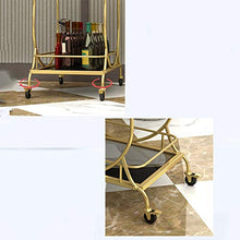 YIN YIN Carrello per ripiani Carrello for mensole, ferro da pranzo in ferro battuto cremagliera moderno semplice elegante grande capacità ristorante di alta qualità vino da cucina mensola da frutta, o
