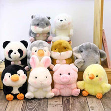 JUNGEN Bambole di Peluche Orsacchiotto di Peluche Rosa Porcellino Cuscino Peluche Animale Schienale Divano Letto Decorativo