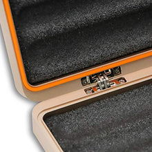 Cigar Humidor, Cassa di Sigaro Portatile Impermeabile di Alluminio Sigillato Portasigari 5 Pack Cigar Umidificatore (223 * 129 * 31Mm),D
