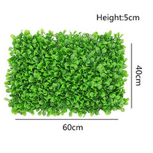 EXCLVEA Decorazione Schermo Foglia Finta all'aperto 12 Pezzi Artificiale bosso Pannelli protetto UV for Recinzione dello Schermo di segretezza Muro Erba Patio Backyard Garden Home Decor